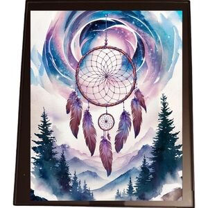 Dreamcatcher In A Glass Front Frame 8x10 Picture AI wall